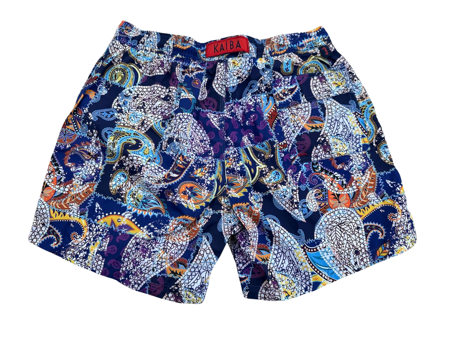 RENKLİ DESENLİ ERKEK YÜZÜCÜ ŞORT MAYO, BOARD SHORT